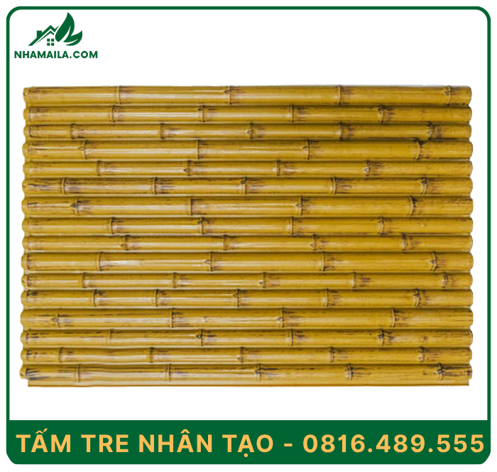 Tấm Tre Trúc Nhựa Trang Trí Nhân Tạo Decor Dài 1m
